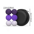 thumbnail image 2 of Education Puzzle Toy 6 Piece Massage Hand & Stress Kit for Muscle Release Hand Exercise Portable Carrying Textured Design for Rehabilitative Use and Stress Management 6PCS, 2 of 2