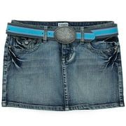 Juniors' Rock Star Denim Skirt