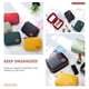thumbnail image 3 of Outdoor Travel Use Makeup Pouch Portable Lipstick Bag Leather Mirror Bag Random Style, 3 of 4