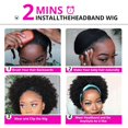 thumbnail image 3 of Peluca Ms Taj Afro Kinky Curly, 25 cm, 150% de densidad, 3 of 7