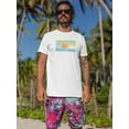 thumbnail image 2 of Beach Please Cool Waves Art T-Shirt Men -Image by Shutterstock, Male 3X-Large, 2 of 4