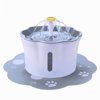 CACAGOO KKMOON 2.6L Automatic Pet Water Fountain Silent Drinking Electric Water Dispenser Feeder Bowl for Cats Dogs Multiple Pets with 1 Mat