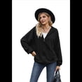 thumbnail image 3 of Sudadera con Capucha y Cremallera de Larga Negra Talla S, 3 of 10