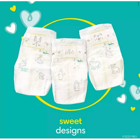 Pampers Swaddlers Diapers, Size 1, 210 Count