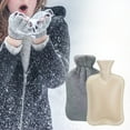thumbnail image 3 of Winter Hot Water Bottle with Cozy Cover for Hand Back Neck and Shoulder and Warmth, 3 of 5