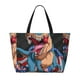 thumbnail image 2 of Fotbe Blue Dinosaur Bolsa de Viaje para Playa - Resistente al Agua, Bolsa Tote de Gran Capacidad y Ligera con 7 Bolsillos para Mujeres y Hombres, 2 of 7