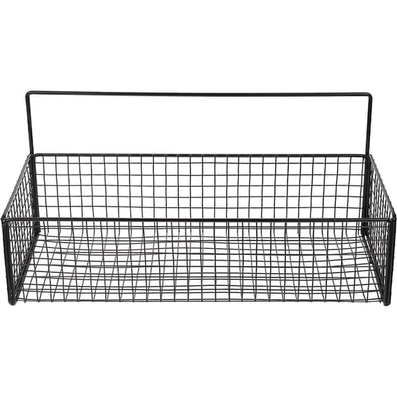 ibasenice Kitchen Organizer Metal Storage Bins Wall Mount Basket for Vegetable Fruit Storage and Kitchen Supplies