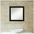 thumbnail image 5 of Amanti Art Basic Black Narrow Beveled Wood Wall Mirror 23.25 x 23.25 in., 5 of 10