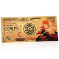 thumbnail image 1 of Billete conmemorativo de oro de Anime Naruto, Sasuke, figura coleccionable, juguetes de Naruto, productos de animación, colecciona tarjetas, regalos Fivean Figuras de anime, 1 of 2