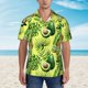 thumbnail image 2 of Fotbe Kiwi and Avocado Camisa Hawaiana para Hombre Unisex – Camisa Casual de Verano con Botones de Manga Corta de Algodón y Lino,XX-Large, 2 of 7