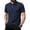 C Navy, variant on Men's Polo Shirts Short Sleeve Comfort Fit Printed Top Casual Outdoor Activities Spring Summer Golf Shirts A Black L