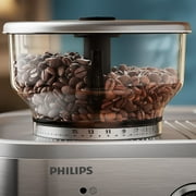 Philips Barista Brew Semi-Automatic Espresso Machine with Milk Frother, Silver Metal