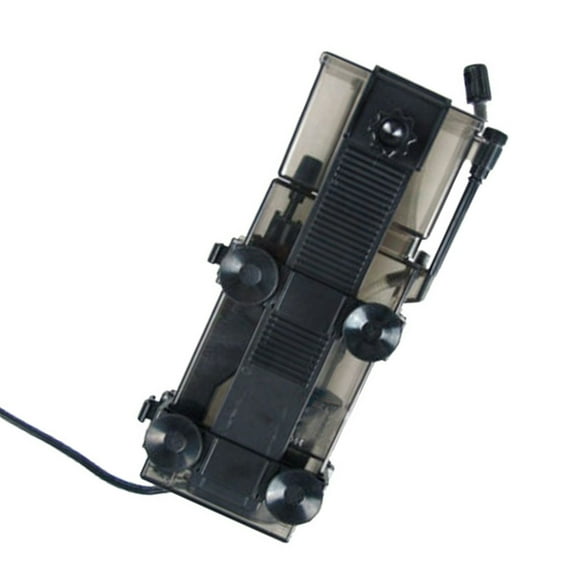 Yammee Aquarium Water Surface Oil Protein Skimmers Floating Dust Skimmer Filter with Pump for Coral Tanks for Fresh Salt Water