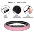 thumbnail image 6 of Elastic Steering Wheel Cover, Donut K Stretch Thickening Car Steering Wheel Cover Women Men, Steering Wheel Protector Universal 15 in, 6 of 7