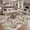 Taupe Brown Cream, variant on UERMEI 8'x10' Washable Area Rugs for Living Room Dining Room, Non-Slip Soft Low Pile Carpet, Modern Abstract Bedroom Home Decor Indoor Rug, Grey Charcoal Cream