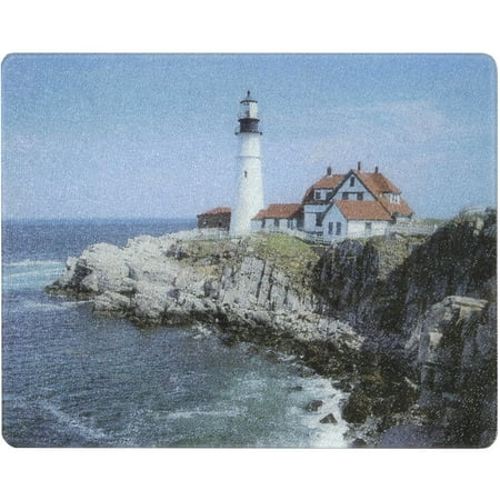- Vance 15 X 12 inch Portland Lighthouse Surface Saver Tempered Glass Cutting Board, 81512PLH