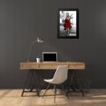 thumbnail image 4 of Brando, JJ 17x24 Black Modern Framed Museum Art Print Titled - Marilyn In The City Red Dress, 4 of 5