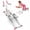 Pink, variant on Leumius Crawl Spine Stretch Trainer,Full Body Low-Impact Cardio Machine with Adjustable Hand Grips, Knee Support & Steel Frame,Core Training Equipment for Home Gym Office Daily Workout,Pink