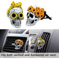 thumbnail image 2 of Nuevos aromas para coche Ambientadores Clips de ventilación Girly Sugar Skull Girasol Accesorios para coche Interior para mujeres Lindo aroma a coche Boho Ambientador Decoraciones de Halloween Lindos, 2 of 5