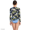 thumbnail image 2 of Lands' End Women's Petite SunShade UPF 50 Long Sleeve Rash Guard Swim Tee, 2 of 3