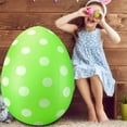 thumbnail image 2 of 18 Inch Easter Inflatable Eggs,Easter Inflatable Decorations Easter Egg,Jumbo Outdoor Decorations Blow Up Yard Lawn Decor,Eggs Decor for Ornament Yard Garden Holiday Party Indoor Outdoor Decor, 2 of 9