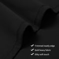 thumbnail image 6 of PiccoCasa 2Pcs Blockout Window Curtain for Kitchen, 52 x 18 Inch Black, 6 of 6