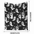 thumbnail image 4 of Halloween Printed Flannel Throw Blanket,Soft Warm Fleece Blanket for Sofa Couch Bed Bedroom Office,All Season Cozy Halloween Home Decorative Blanket, 4 of 9