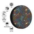 thumbnail image 4 of Naloa Deers In The Forest 1 PVC Leather Spare Tire Wheel Cover Spare Tire Cover, for Car Truck SUV Camper Trailer Universal Fit(14-17in)-17 inch, 4 of 6