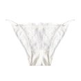 thumbnail image 1 of Aayomet Culottes pour Femmes Dentelle Taille Basse (Blanc, m), 1 of 3