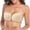 Beige, variant on HUITKMM Cotton Bras Women Summer Silicone Stickers Gather up Lifting Stickers Silicone Stickers