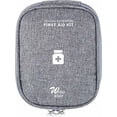 thumbnail image 1 of Portable Mini Kit First Aid Kit, Mini Travel First Aid Kit, Portable Empty Bag First Aid Kit Storage Bag for Camping, Hiking (Gray), 1 of 5