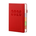 thumbnail image 5 of Tuvgenk A5 Subject Notebook Red Journal Durable 2026 Planner Travel Diary, 5 of 5