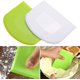 thumbnail image 5 of Dough Scraper Bowl Scraper Bread Cream Cake Pizza Cutter Cake Scraper Food Grade Not Sticky Flexible Cake Cream Spatula Dough Cutter Kitchen Gadget Accessories for Pastries Green, 5 of 5