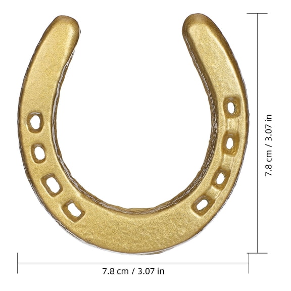 LITINKIMI Western Wall Decor Gold Decor Horseshoe Decoration Cast Iron Golden Animal Home Decor Horse Shoes
