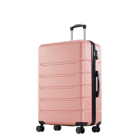 Maleta NEWBULIG de 20" expandible de carcasa rígida con candado TSA, rosa
