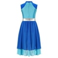 thumbnail image 2 of inhzoy Liturgical Praise Dance Dress for Girls Sleeveless Worship Church Robe Costume,Sizes 6-16 Blue 12, 2 of 8