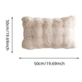 thumbnail image 4 of Velvet Pillow Autumn/Winter Solid Color Living Room Sofa Mat Study Bedroom Pillow, 4 of 8