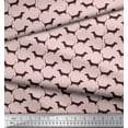 thumbnail image 2 of Soimoi Crepe Silk Fabric Dachshund Dog Fabric Prints by Yard 42 Inch Wide, 2 of 3