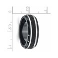 thumbnail image 7 of 8mm Blk Ti Stepped Press Fit w/ Black Carbon Fiber Insert Ban, 7 of 7