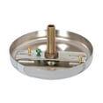 thumbnail image 2 of B&P Lamp® Rounded Ceiling Light Canopy Plate Kit (Nickel), 2 of 3