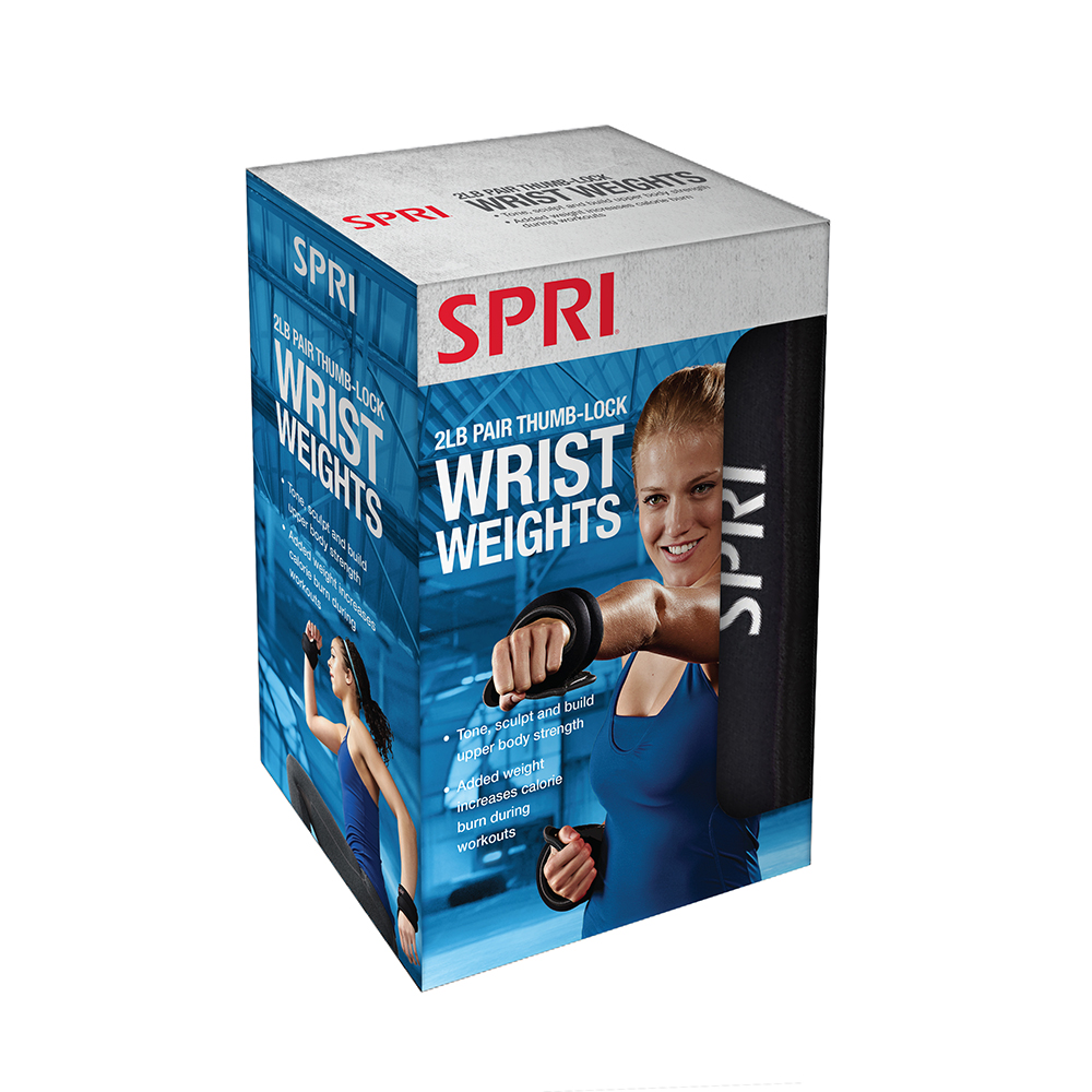 SPRI Wrist Weights, Pair, 2 lb Each