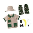 thumbnail image 4 of Conjunto de disfraz de explorador para niños, kit de aventura al aire libre para senderismo, regalo de cumpleaños al aire libre , S S, 4 of 8