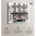 thumbnail image 2 of Fancy Car Storefront Canvas Fashion Illustration by Art Remedy, Gallery Wrapped, 40" x 40", 2 of 7