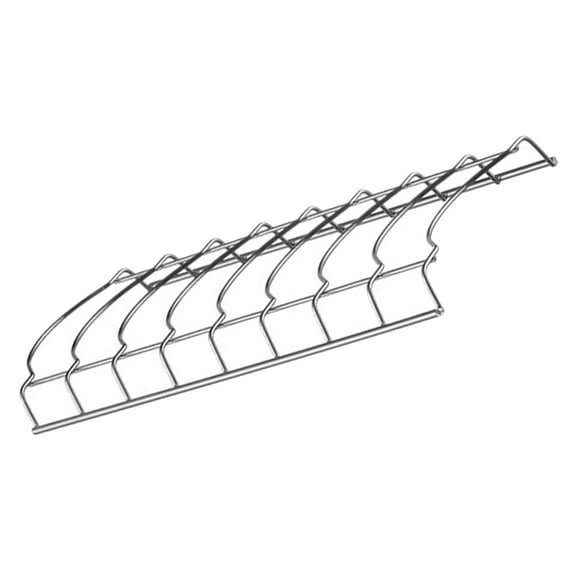 Stainless Steel Dish Rack with Drainage Holes for Kitchen Storage Silver 8 Compartments