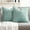 Aqua Green, variant on Pack of 2 Blush Pink Decorative Pillow Covers 20x20 Inch Soft Chenille Couch Spring Throw Pillows Farmhouse Cushion Covers for Valentine's Day Home Decor Sofa Bedroom Living Room