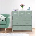 thumbnail image 3 of Table de Chevet Commode 9 Tiroirs Organisateur de Chevet Commode Mobilier pour Chambre et Bureau - Sarcelle, 3 of 3