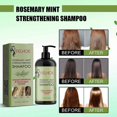 thumbnail image 2 of Champú de romero y menta EELHOE, hidratante, reparador del cabello seco y encrespado, champú refrescante para el cuidado del cabello, 2 of 5