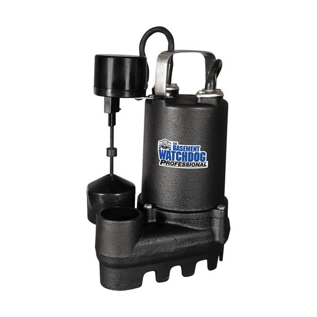 Basement Watchdog 4793394 0.5 HP 4300 Gph Cast Iron Submersible Sump