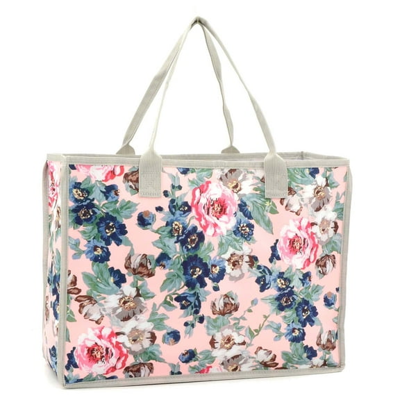 Reusable Grocery Bag, Large Tote Bag, Shopping Bag, Waterproof Material, Multi Print