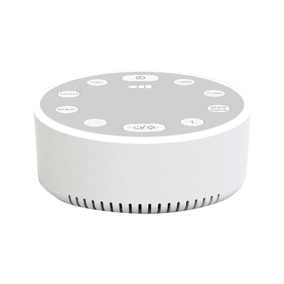 RKZDSR White Noise Sleep Sounder, White Noise Sleep Aid, Mood Regulation, Breathing Light Speaker, Portable And Compact, Comfortable To Sleep.